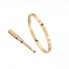 Cartier Love Armband SM mit 6 Diamanten, Gelbgoldversion Cartier Love Armband SM mit 6 Diamanten, Gelbgoldversion