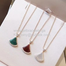 BVLGARI Divas Dream Halskette Schwarz/Weiß/Rot mit Weißgold und Diamanten BVLGARI Divas Dream Halskette Schwarz/Weiß/Rot mit Weißgold und Diamanten