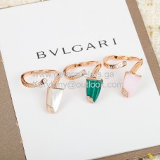 Bvlgari Gelati Ring, Roségold, besetzt mit Steinen und Diamanten, perfekt Bvlgari Gelati Ring, Roségold, besetzt mit Steinen und Diamanten, perfekt