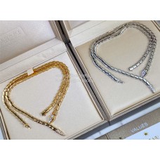Bvlgari Serpenti Viper Sleek Shapes Halskette Gelbgold/Weißgold Kopie Bvlgari Serpenti Viper Sleek Shapes Halskette Gelbgold/Weißgold Kopie