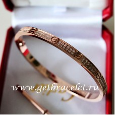 Cartier Love Armband SM Roségold mit Diamanten Cartier Love Armband SM Roségold mit Diamanten