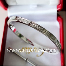 Cartier Love Armband SM Weißgold mit Diamanten