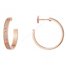 Cartier Love Ohrringe Gelbgold/Roségold/Weißgold mit Diamanten Cartier Love Ohrringe Gelbgold/Roségold/Weißgold mit Diamanten