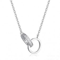 Cartier Love Halskette Weißgoldringe mit Diamanten Cartier Love Halskette Weißgoldringe mit Diamanten