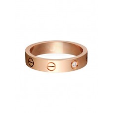 Cartier Love Wedding Bank Liebesring aus 18 Karat Roségold mit 1 Diamanten