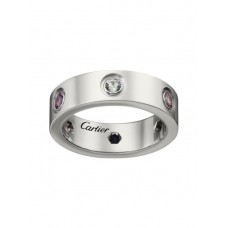 Cartier Love Ringv Weißgold Saphire Granate Amethyst Cartier Love Ringv Weißgold Saphire Granate Amethyst