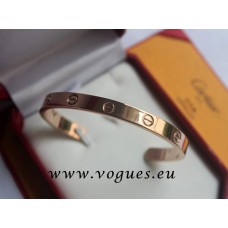 Cartier Halboffenes Love-Armband aus Roségold Cartier Halboffenes Love-Armband aus Roségold