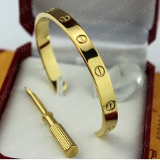 Cartier Halboffenes Love-Armband aus Gelbgold