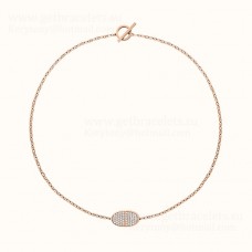 UK Chaine DAncre Verso Halskette mit Diamanten Champagner UK Chaine DAncre Verso Halskette mit Diamanten Champagner