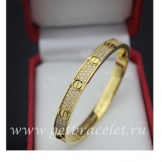 Cartier Love Armband Gelbgold mit Diamanten Cartier Love Armband Gelbgold mit Diamanten