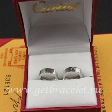 Cartier Love Ohrringe Weißgold