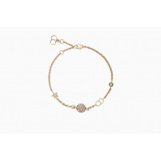 Dior La Petite Tribale vergoldetes CD-Kugelperlen-Diamant-Armband