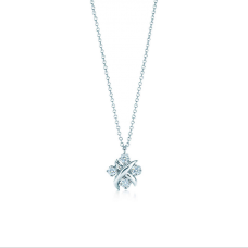 TIFFANY CO Schlumberger Lynn Anhänger Kette Halskette Sterling Geburtstagsverkauf Italien