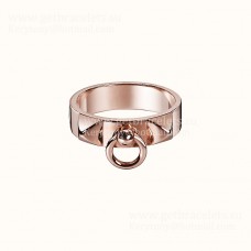 Hermes Collier de Chien Ring aus Roségoldschmuck Hermes Collier de Chien Ring aus Roségoldschmuck