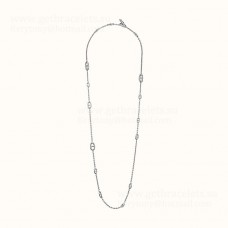 Hermes Farandole Lange Halskette 120 cm Sterlingsilber Hermes Farandole Lange Halskette 120 cm Sterlingsilber
