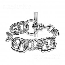 Hermes Chaine DAncre Armband aus Sterlingsilber, guter Preis Hermes Chaine DAncre Armband aus Sterlingsilber, guter Preis
