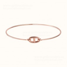 Hermes Damen Ronde Armband Silber/Roségold/Gelbgold Zeitloser Stil