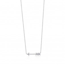 Tiffany Palomas Graffiti Arrow Diamonds Anhänger 925 Sterling Silber Halskette UK