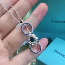 Tiffany 1837 Drei-Kreise-Anhänger-Halskette, Verlobungsschmuck für Damen