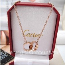 Cartier Love-Halskette aus Roségold Cartier Love-Halskette aus Roségold