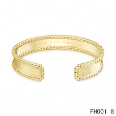 Van Cleef und Arpels offenes Armband aus Gelbgold Van Cleef und Arpels offenes Armband aus Gelbgold