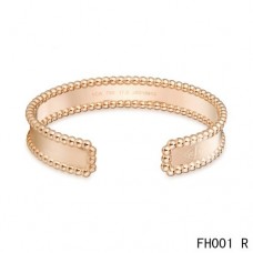 Van Cleef und Arpels offenes Armband aus Roségold Van Cleef und Arpels offenes Armband aus Roségold