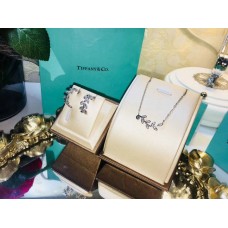 Tiffany Paloma Picasso Halskette Ohrringe Olivenblatt Diamanten Anhänger Schmuck UK