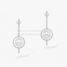 Messika Lucky Move Arrow Ohrringe mit Diamanten aus Weißgold und Roségold Messika Lucky Move Arrow Ohrringe mit Diamanten aus Weißgold und Roségold