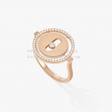 Messika Lucky Move Ring mit Diamanten aus Roségold und Weißgold Messika Lucky Move Ring mit Diamanten aus Roségold und Weißgold