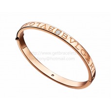 BVLGARI BVLGARI Armreif aus Roségold mit Diamanten BVLGARI BVLGARI Armreif aus Roségold mit Diamanten