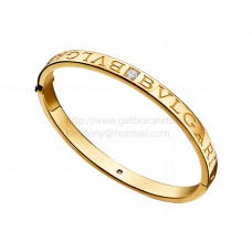 BVLGARI BVLGARI Armreif aus Gelbgold mit Diamanten BVLGARI BVLGARI Armreif aus Gelbgold mit Diamanten