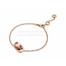 BVLGARI BVLGARI Armband aus Roségold mit Amethysten und rosa Turmalinen BVLGARI BVLGARI Armband aus Roségold mit Amethysten und rosa Turmalinen