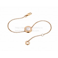 BVLGARI BVLGARI Armband aus Roségold mit Perlmutt BVLGARI BVLGARI Armband aus Roségold mit Perlmutt