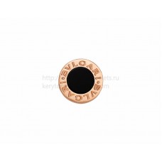 BVLGARI BVLGARI MACHEN SIE IHR PAAR Einzelne Ohrringe aus Roségold mit Onyx BVLGARI BVLGARI MACHEN SIE IHR PAAR Einzelne Ohrringe aus Roségold mit Onyx