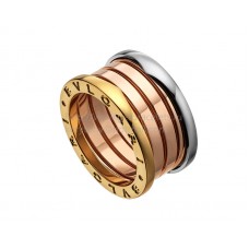 Bvlgari B.zero1 4-Band-Ring in Rosé, Weiß und Gelbgold Bvlgari B.zero1 4-Band-Ring in Rosé, Weiß und Gelbgold
