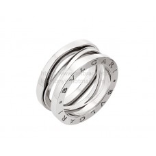 Bvlgari B.zero1 Legend Geometrischer 3-Band-Ring aus Weißgold Bvlgari B.zero1 Legend Geometrischer 3-Band-Ring aus Weißgold