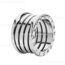 Bvlgari B.zero1 XXth Anniversary 5-Band-Ring aus 18 Karat Weißgold