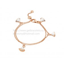 Bvlgari DIVAS Dream Armband aus Roségold, besetzt mit Perlmutt