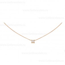 DE Cartier Halskette aus Roségold mit Diamanten