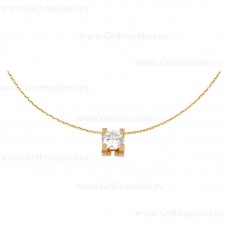 C DE Cartier Halskette aus Gelbgold mit Diamanten C DE Cartier Halskette aus Gelbgold mit Diamanten