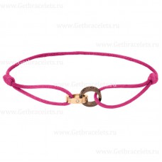 Cariter Love Armband Doppelring aus Roségold und brauner Keramik Cariter Love Armband Doppelring aus Roségold und brauner Keramik