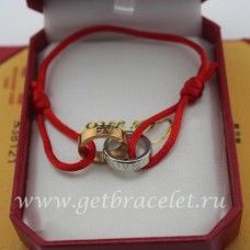 Cartier Love Armband Roségold Weißgold Rot Crod