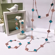  Van Cleef Arpels Alhambra mit Diamant-Achat-Set