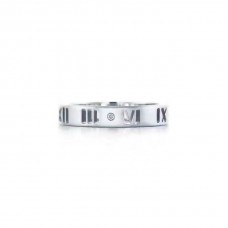 Tiffany Atlas Narrow 925 Silber Ring Lady Hollow-Out