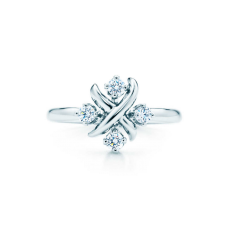 Tiffany Co. Schlumberger Lynn Ring Diamanten Sterling Silber Schmuck Valentinstag