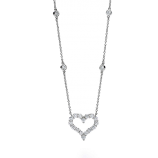 Tiffany Hearts Diamant-Herz-Halskettenanhänger