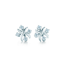 Tiffany Schlumberger Lynn Ohrringe Diamanten Komplizierte Damen US