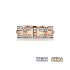 Tiffany T Two Diamonds Ring aus Sterlingsilber