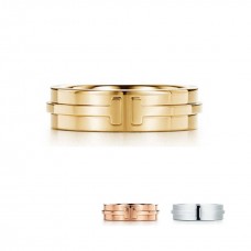 Tiffany T Two Ring Sterling Silber Einzigartiges Band Sale Party