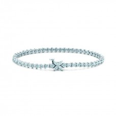 Tiffany Victoria Line Armband mit Pavé-Diamanten